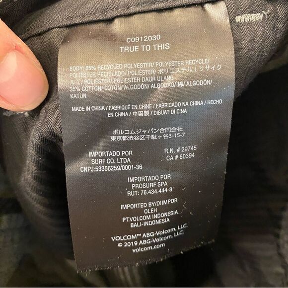 VOLCOM youth mens gray weathered skater surf Frickin Chino Short C0912030 7” -29 - Picture 12 of 12